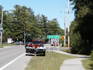 Mile 14 - Glen Arbor Sign