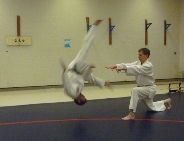 Believe it or not, it's just as much fun to be thrown this way as it is to perform the throw.