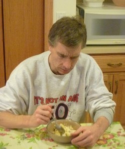 Me contemplating eating a durian