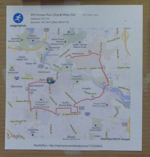 Feb 2013 - Run Map