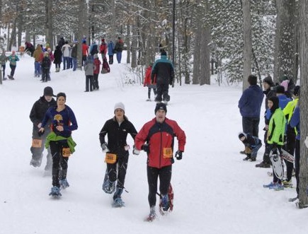 Frankly, I'd rather snowshoe a half mile than swim it. Anyone for a winter tri?