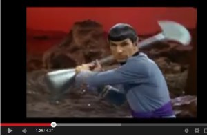 My blood - is flame! I must kill you and have sex! (Click to see the famous fight scene.)