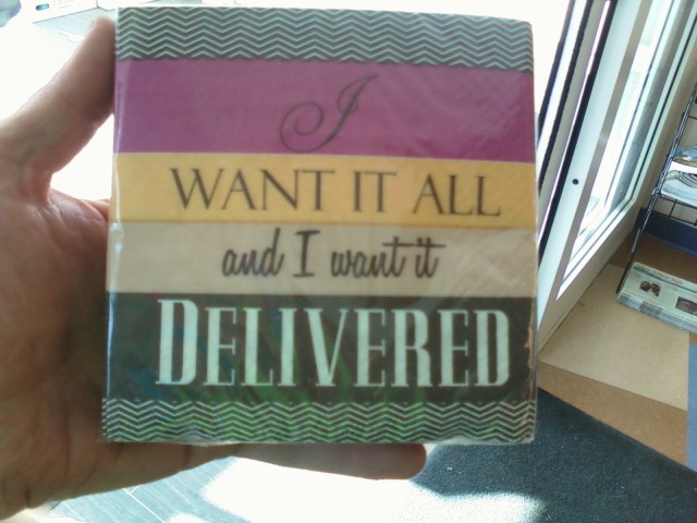 Napkin - I Want It All