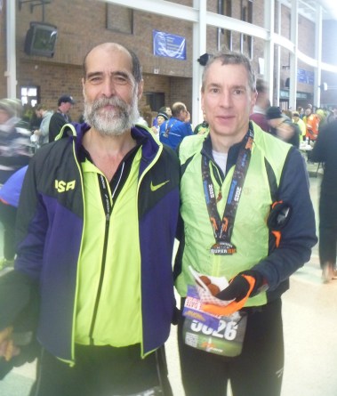 At least this streak continues! Me with fellow PR Fitness racing fiend Michael.