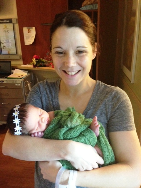 Kasey doesn't know it yet, but she's going to be a runner. Heck, she already has a 100+ support group!