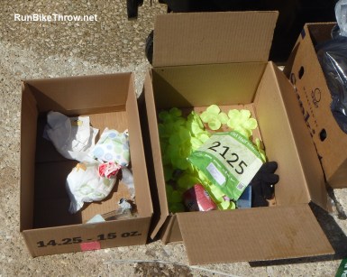 Gazelle Girl 2015 - 3,000 runners, and this is all that went to the landfill.