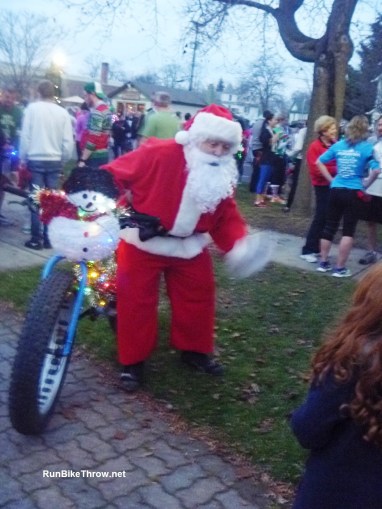 Santa's alternative mode of transportation.