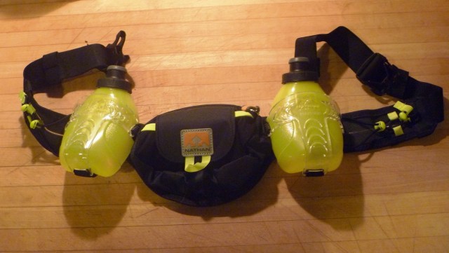 Nathan race belt with bottles