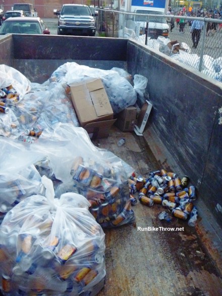 Sure, anyone could jump that fence from the dumpster. Right?