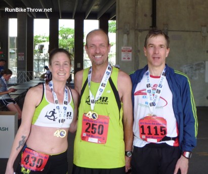 How about a big, sweaty group hug?