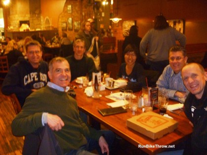 Carbo-loading at Walldorff Provisions in Hastings Friday night.