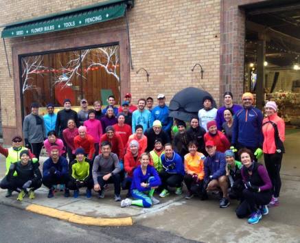 Our club's not afraid of a little cold weather!