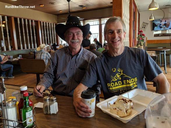 Burning Man 2018 - Me with Jim at Outlaw Cafe in Laramie - 2